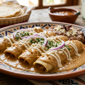 ピーナッツのエンチラーダ - Enchiladas encacahuatadas