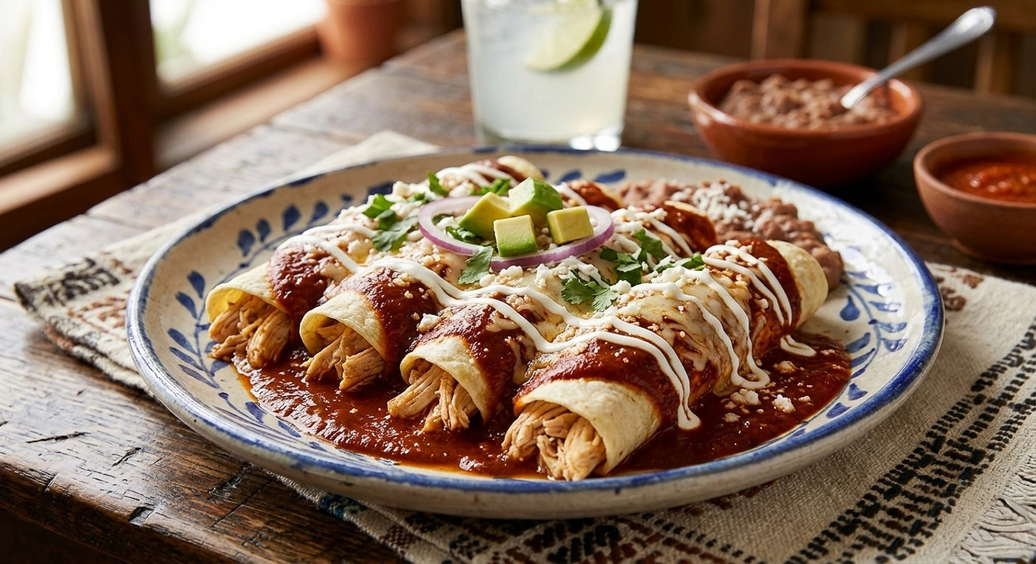 赤いエンチラーダ