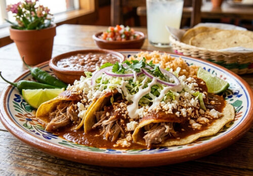 サカテカス風のエンチラーダ - Enchiladas zacatecanas