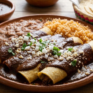 ドゥランゴ風のエンチラーダ – Enchiladas estilo Durango