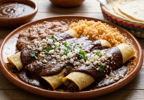 ドゥランゴ風のエンチラーダ – Enchiladas estilo Durango