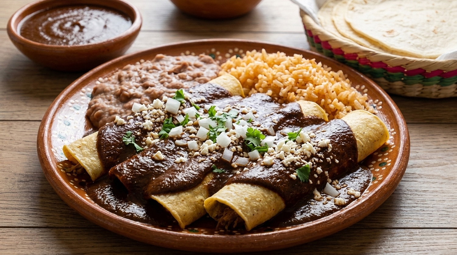 ドゥランゴ風のエンチラーダ – Enchiladas estilo Durango